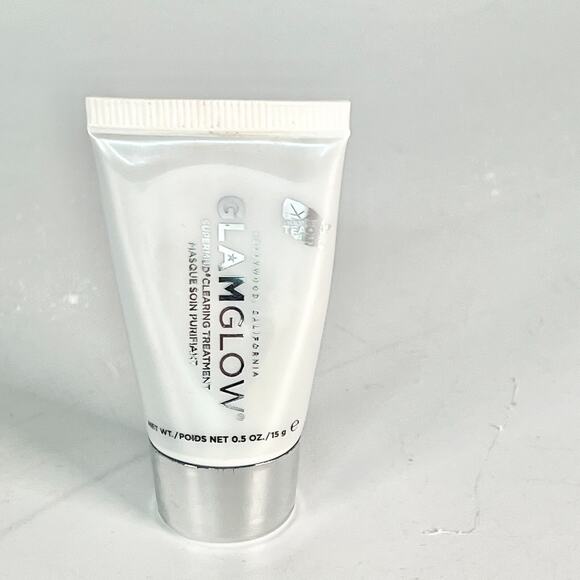 GlamGlow SuperMud Clearing Treatment Mask Excess Oil Travel .5 fl oz 15g New - Picture 1 of 5
